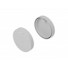 Заглушки для профиля TUBE 60 (ral9003)