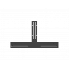 Коннектор питания 6063 TrackLine (T/RAL9005)