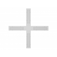 Коннектор питания 6063 TrackLine (X/RAL9003)