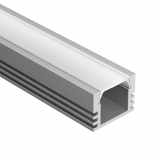 Профиль U-16/12 Anod (с экраном) — 2000мм