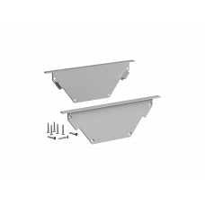 Заглушки для профиля LINE 10040 IN Silver